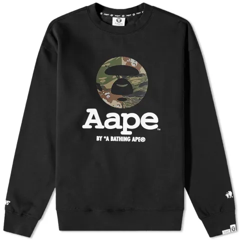 AAPE Moon Face Crew Sweat