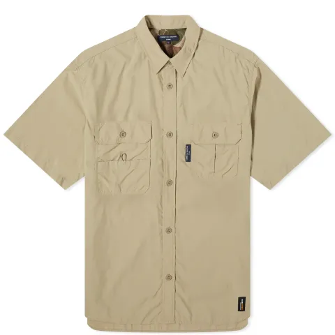 Nylon Double Pocket Short Sleeve Shi