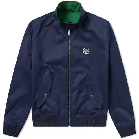 Reversible Tiger Logo Harrington Jacket