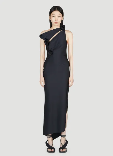 Asymmetric Flower Gown