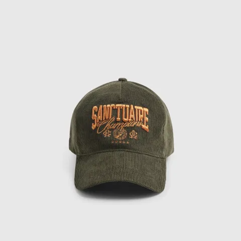River Island Sanctuaire Corduroy Textured Cap