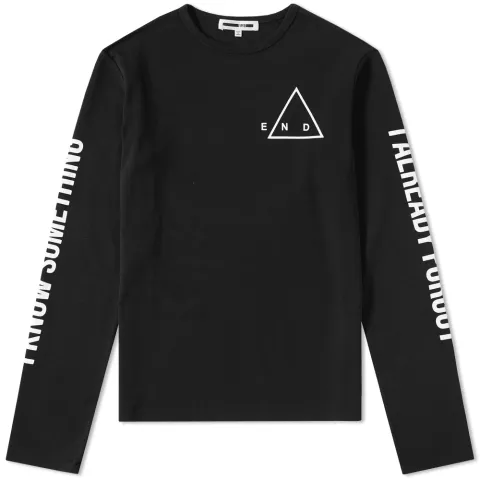 McQ by Alexander McQueen Long Sleeve The End Tee