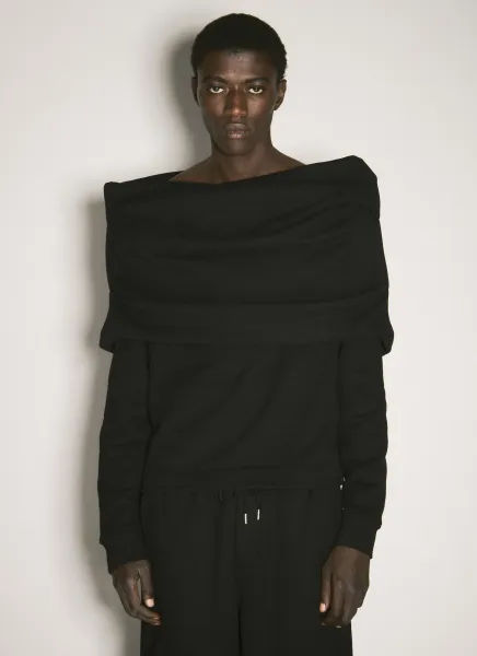 Off-The-Shoulder Sweatshirt