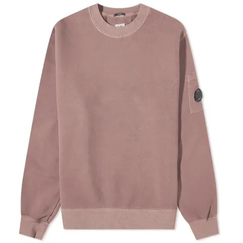Garment Dyed Arm Lens Crew Sweat
