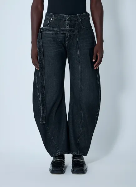 Jeans With Strap Detail
