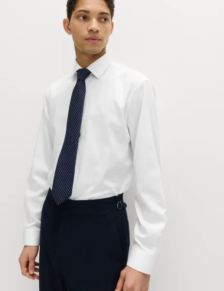Marks & Spencer Regular Fit Supima Cotton Shirt White