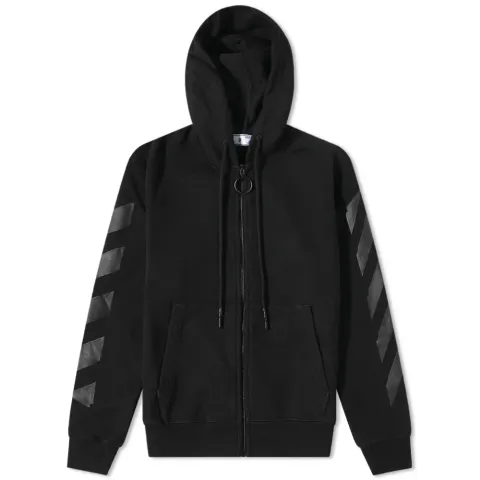 Rubber Arrow Slim Zip Hoodie