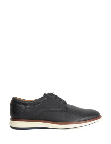 Dune London Leather Lace Up Shoe Black