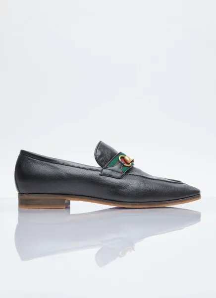 Horsebit Web Loafers