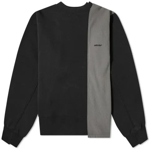 Horizontal Panel Crew Sweat
