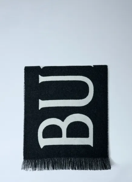 Check Wool Scarf