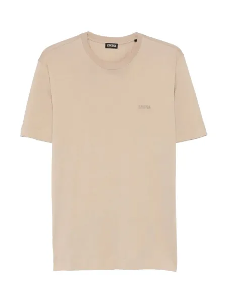 logo t-shirt Beige