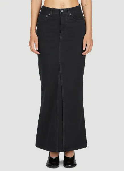 Denim Maxi Skirt