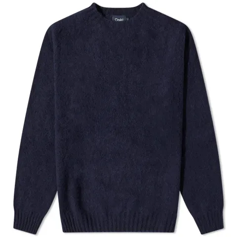 Brushed Shetland Crew Knit