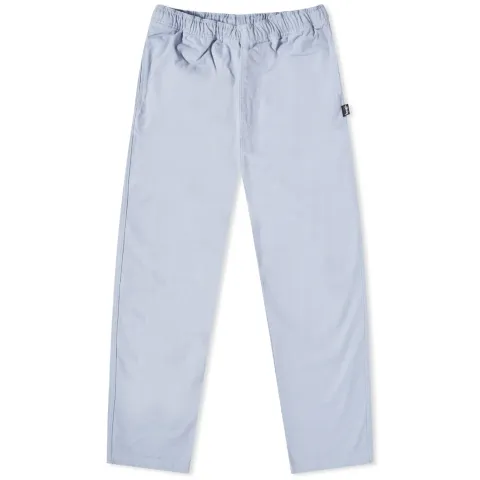 Blue Brushed Beach Pant