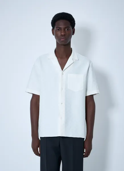 Linen-Blend Shirt