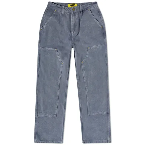 Washed Canvas Double Knee Pant