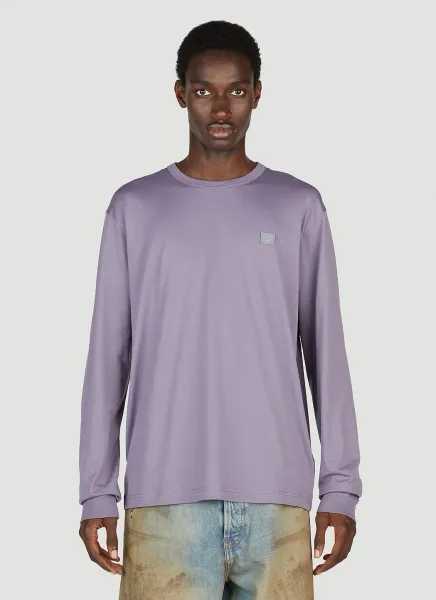 Face Patch Long Sleeve T-Shirt