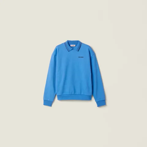 Cotton fleece sweatshirt