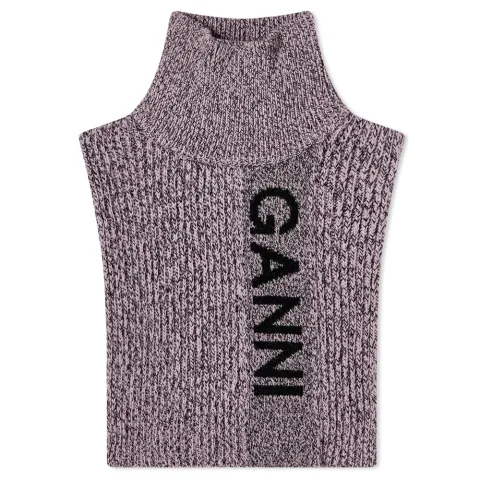 Structured Rib Logo Knit
