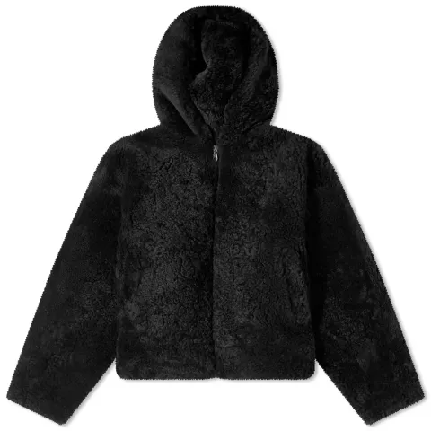 Shearling Zip Hoodie