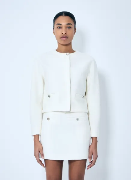 Wool-Blend Boucle Jacket