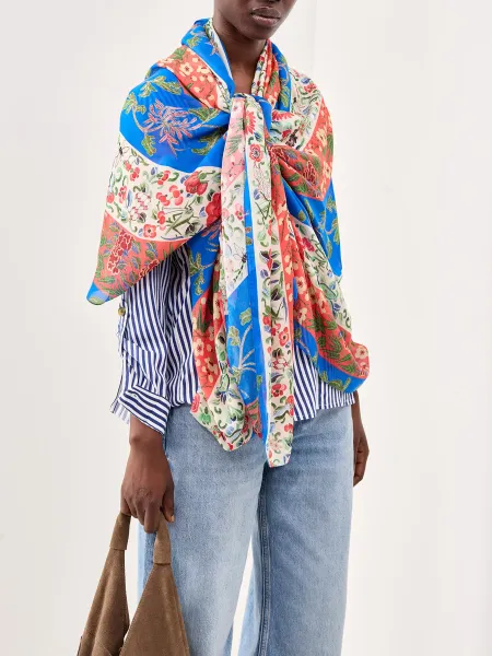 Ribbons Print Scarf