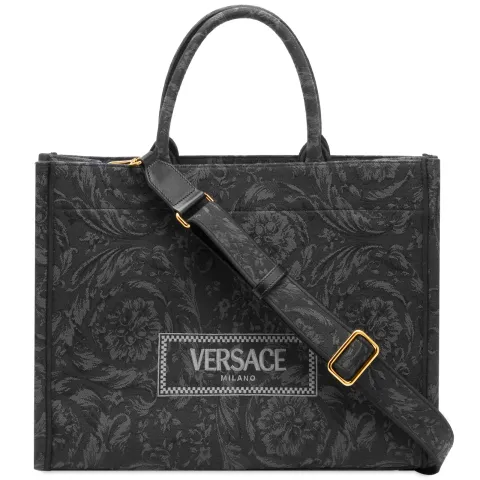 Large Tote In Embroidery Jacquard