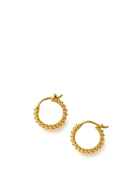 Missoma Baya Small Hoop Earrings 18kt Gold Vermeil
