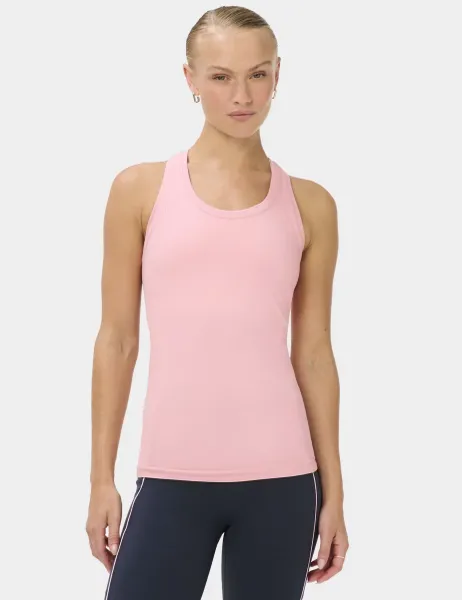Sweaty Betty Athlete Seamless Gym Vest Top Light Pink