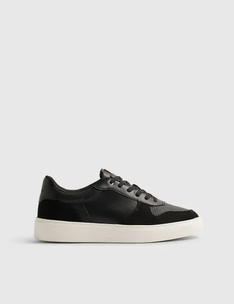 River Island Lace Up Trainers Black