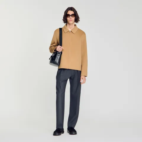 Double-faced wool jacket