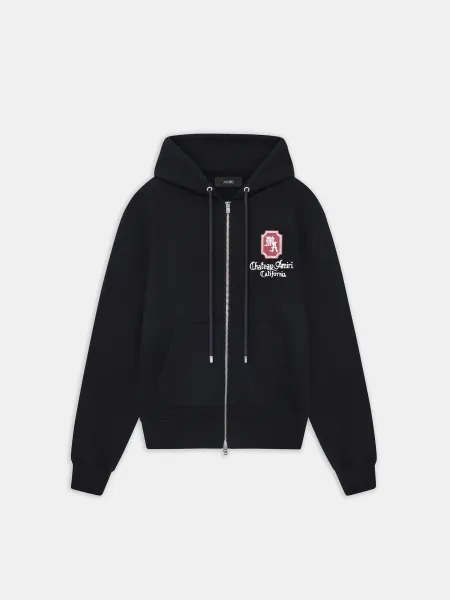 MA CHATEAU ZIP HOODIE - Black