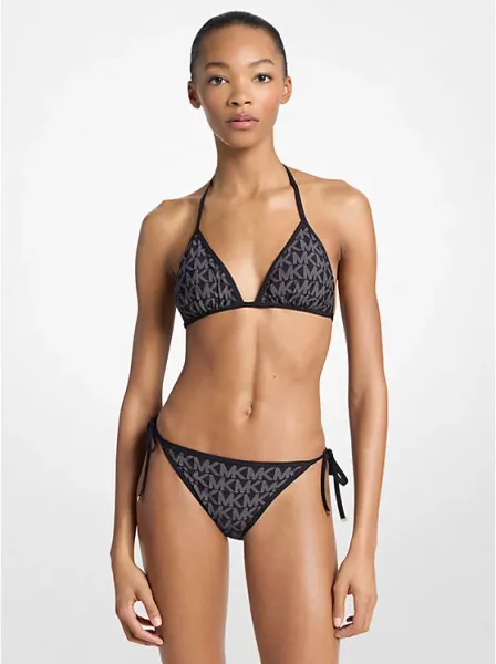 Reversible Logo Triangle Bikini Top