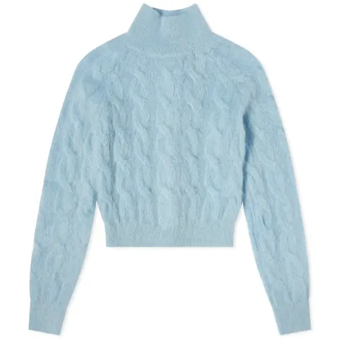 High Neck Knitted Jumper