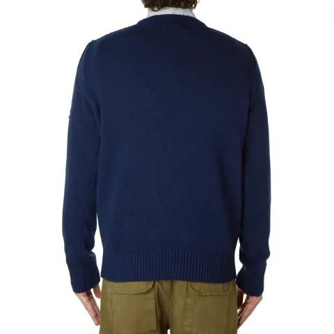 Lambswool Detail Crew Knit