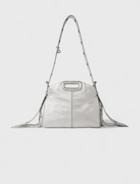 Miss M mini metallic leather bag