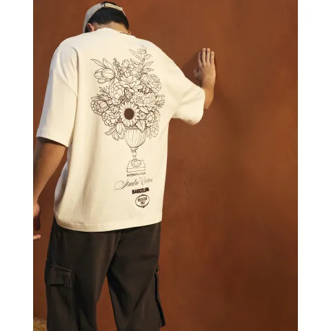 River Island Cotton Floral Vase T-Shirt