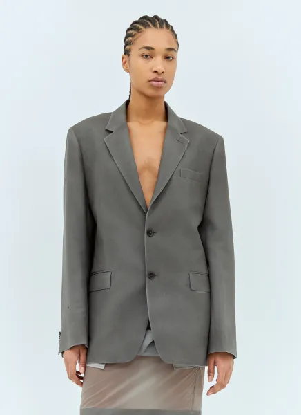 Mohair Wool Suit Blazer