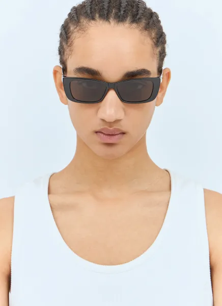Crystal-Logo Sunglasses