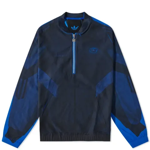 Blue Version Half-zip Soccer Track Top