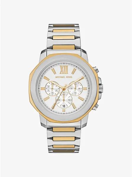 Oversized Prescott Two-Tone Watch