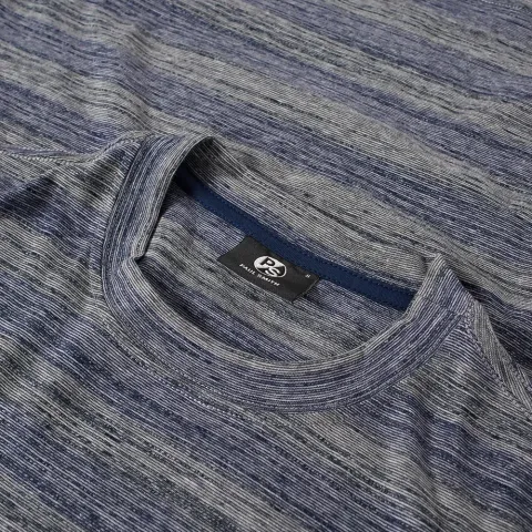 Faded Stripe Pocket Tee