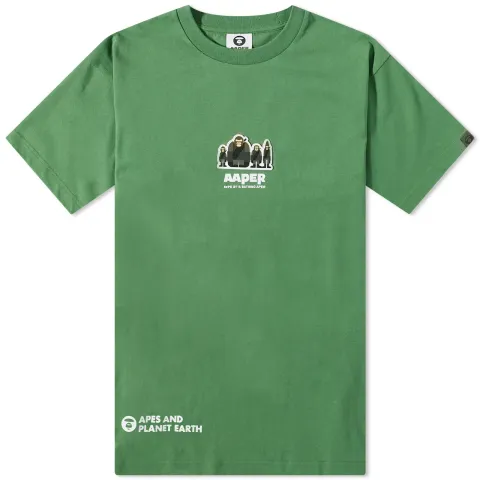 AAPE Aaper Basic One Point T-Shirt