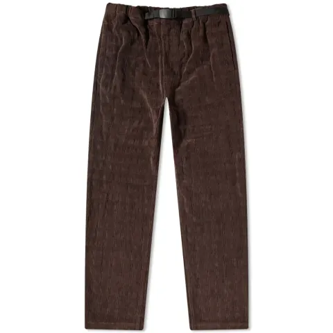 Plaid Corduroy Trousers
