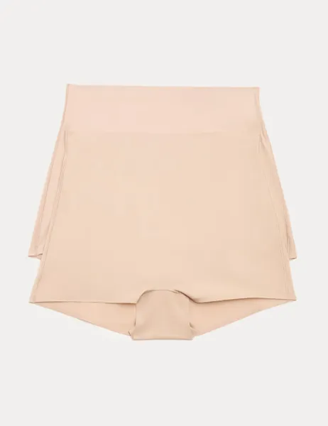Body by M&S 2 Pack Body Invisibles No VPL Shaping Shorts Opal