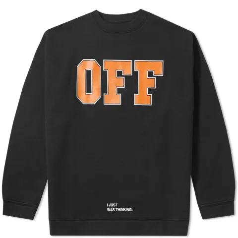 Off Oversized Crew Sweat
