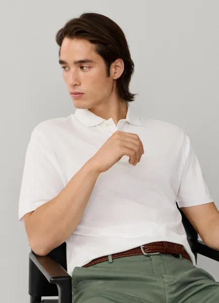 Classic Fit Short Sleeve Travel Pique Polo