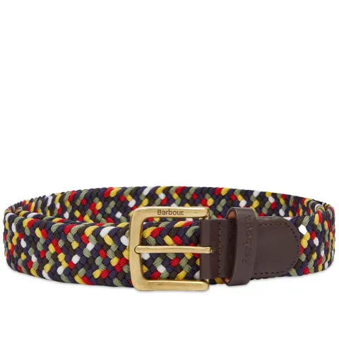 Tartan Coloured Stretch Belt Gift Box