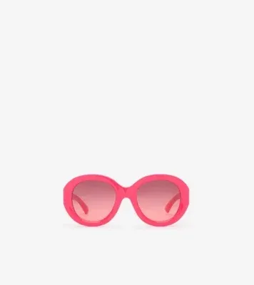 Heritage Round Sunglasses in Aubergine
